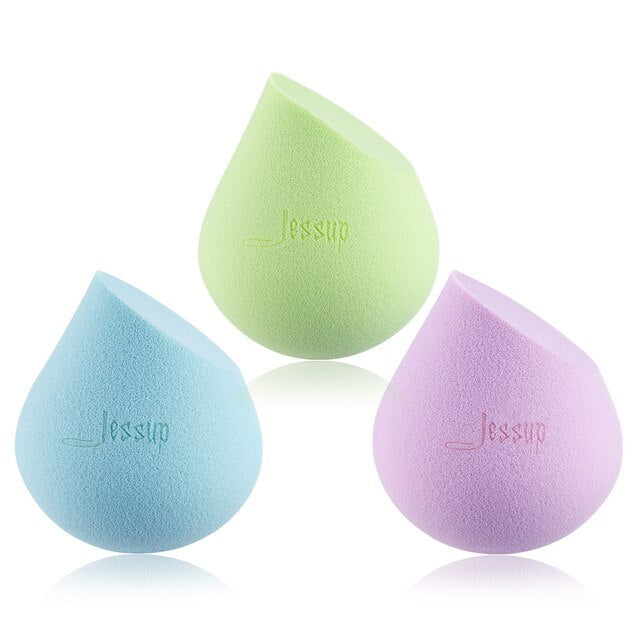 3/6pcs Jessup Makeup Sponge Set Foundation Cosmetic Puff Sponges Blending Concealer Powder Soft Make Up Beauty Tools