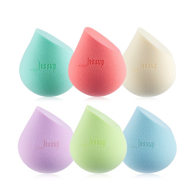 3/6pcs Jessup Makeup Sponge Set Foundation Cosmetic Puff Sponges Blending Concealer Powder Soft Make Up Beauty Tools