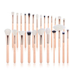 Load image into Gallery viewer, Jessup Makeup Brush Set Professional Foundation Highlighter Eyeliner Blending Brushes Maquillage 25pcs Peach Puff/Rose Gold
