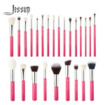 Load image into Gallery viewer, Jessup Beauty Makeup Brushes Set 6-25pcs Rose-Carmin Powder Foundation Eyeshadow Line Blender Cosmetic Tools Dropshipping
