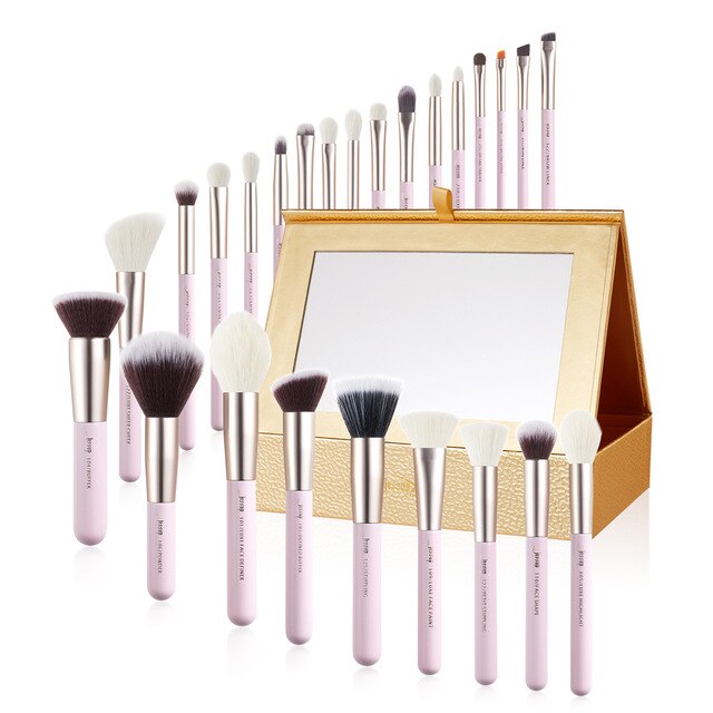 Jessup Brushes Set Professional Makeup Brush Foundation Eyeshadow Powder Contour Blending Lip Liner 15-25pcs Cosmetics Box