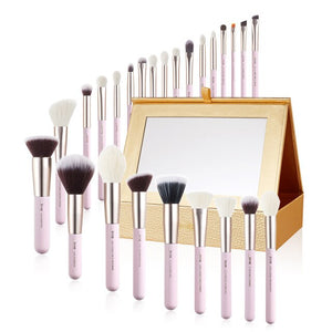 Jessup Brushes Set Professional Makeup Brush Foundation Eyeshadow Powder Contour Blending Lip Liner 15-25pcs Cosmetics Box