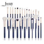 Load image into Gallery viewer, Jessup Makeup Brush Set Powder Eyeshadow Blender Concealer Brushes 25pcs Prussian Blue/Golden Sand Cosmetic Beauty Brochas
