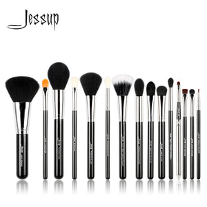 Jessup brushes 15PCS Professional Makeup brushes set Beauty tools Make up brush Cosmetic Powder Foundation Eyeliner