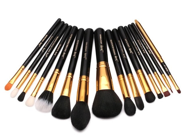 Jessup brushes 15PCS Professional Makeup brushes set Beauty tools Make up brush Cosmetic Powder Foundation Eyeliner