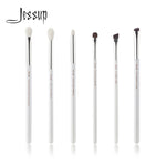 Load image into Gallery viewer, Jessup Pearl White/Silver Professional Makeup Brushes Set Make up Brush Tools kit Eye Shader Liner natural-synthetic hair
