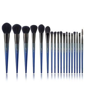 Jessup Makeup brushes 18pcs Make up brush set & 1PC Cosmetic bag women Powder Foundation Contour Pencil eyeshadow brushes